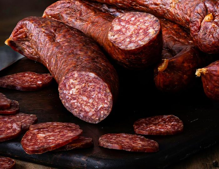 Sudžuka - Rinderknoblauchsalami – Bild 3